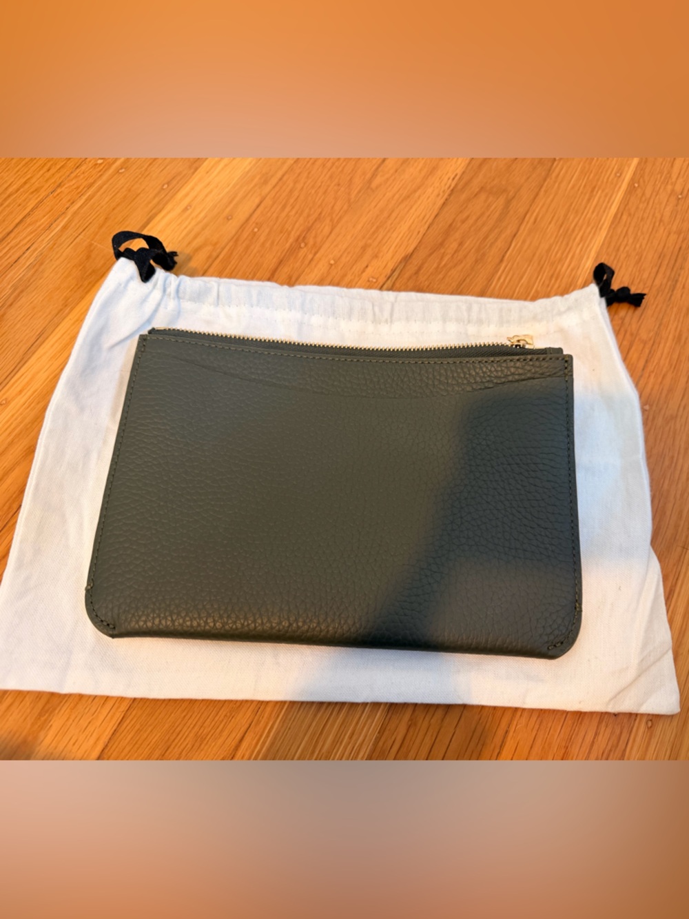 Cuyana System Zipper Pouch - Olive Green